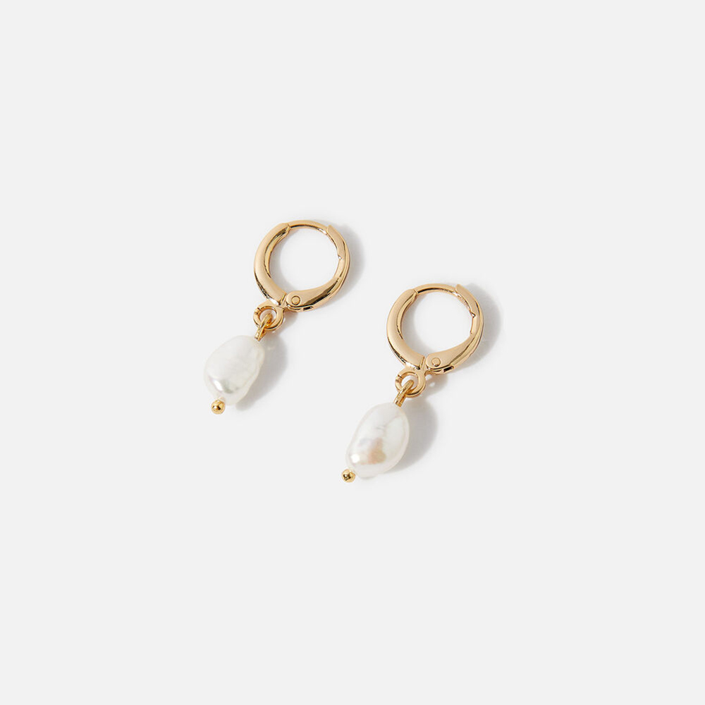 Bow White Pearl Drop Earring For Women and Girls – Hello Cosmos