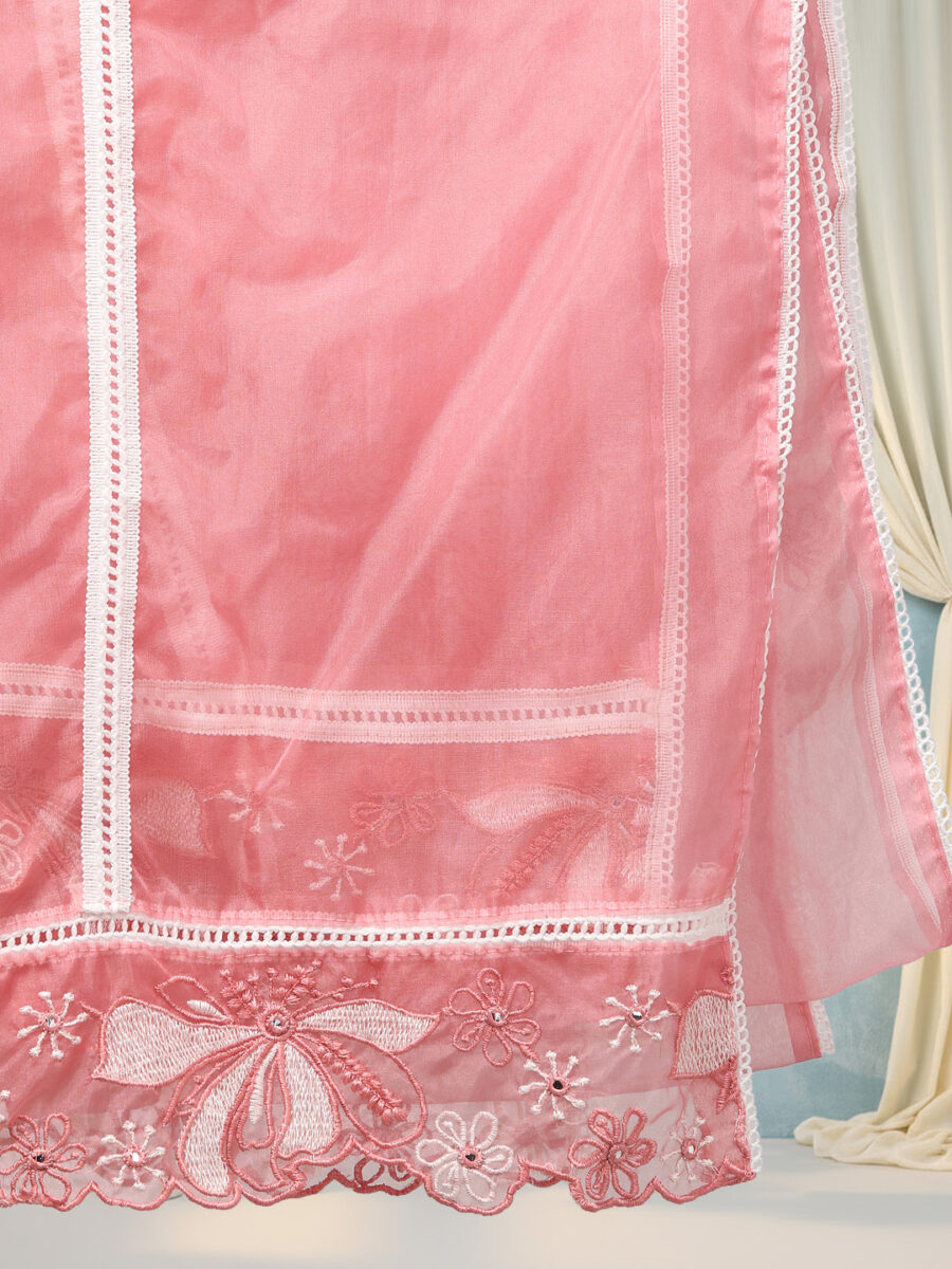 Aronita Peach Woman Ebroidered Suit Set - Image 8