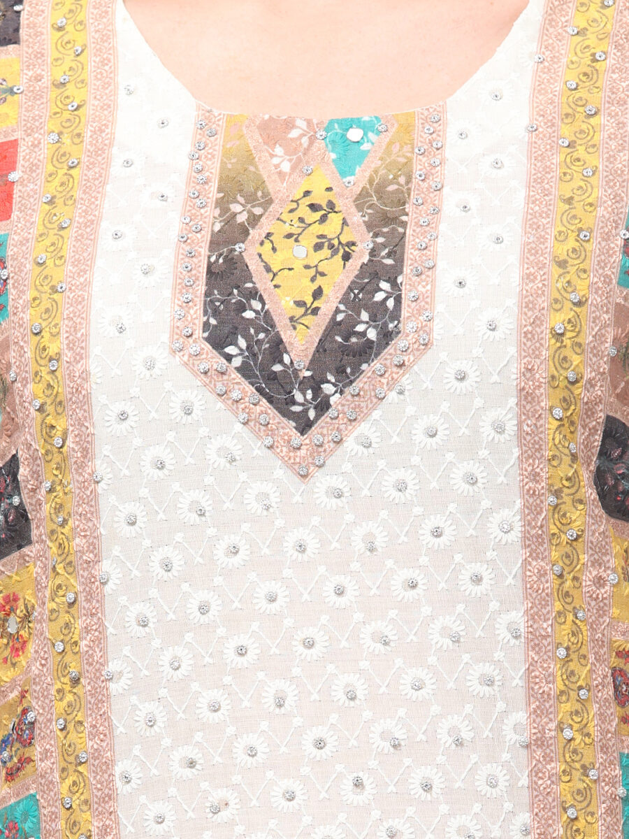 Aronita Multicolor Embroidered Suit Set - Image 7