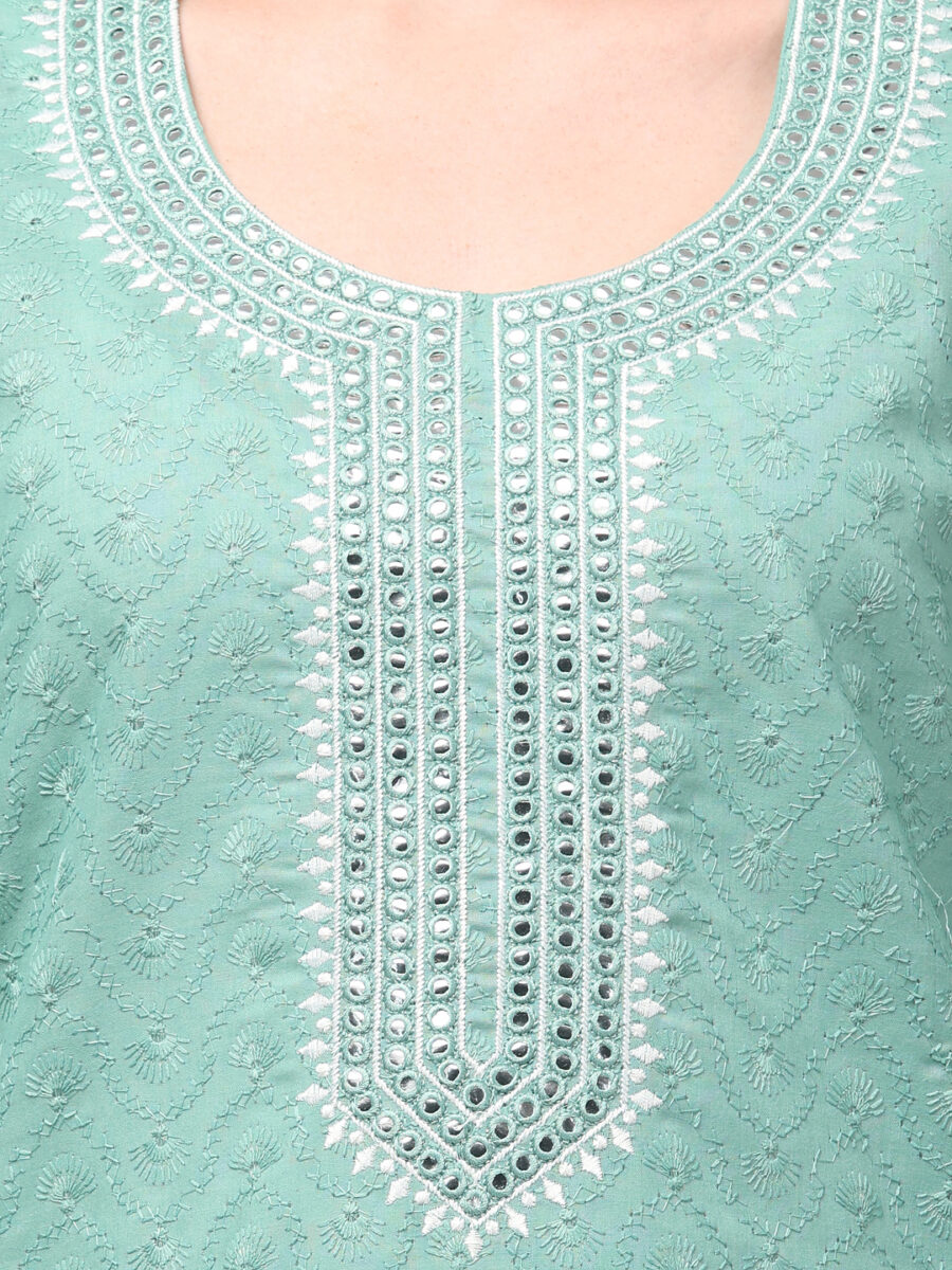 Aronita Woman Mint Green Suit Set - Image 7