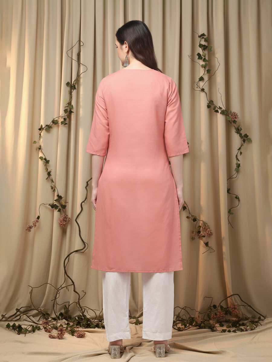 Aronita Women Thread Work  Pure Cotton Suit Set - Image 5