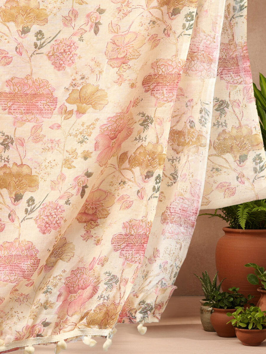 Aronita Women Printed Thread Work Pure Cotton Suit Set - Image 8